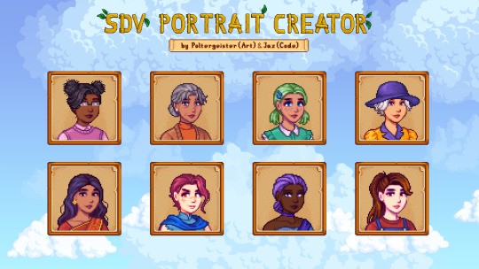 Games like Stardew Valley Character Creator