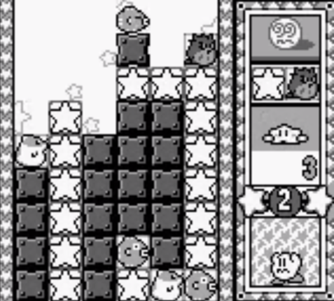 Kirby's Star Stacker screenshot