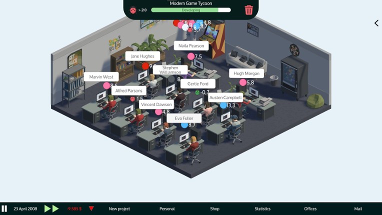 Modern Game Tycoon screenshot