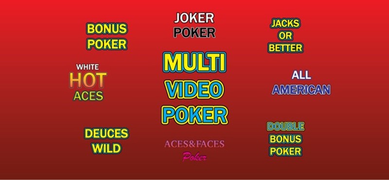 Multi Video Poker Casino screenshot