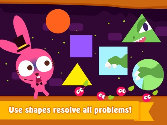 Purple Pink shapes and colors screenshot