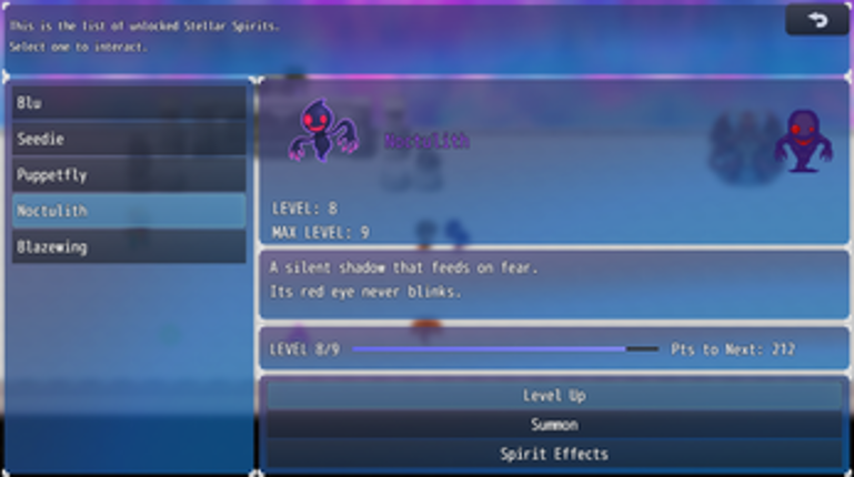 RPG MAKER MZ Plugin: Stellar Spirits System Image