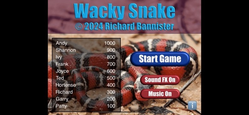Wacky Snake screenshot
