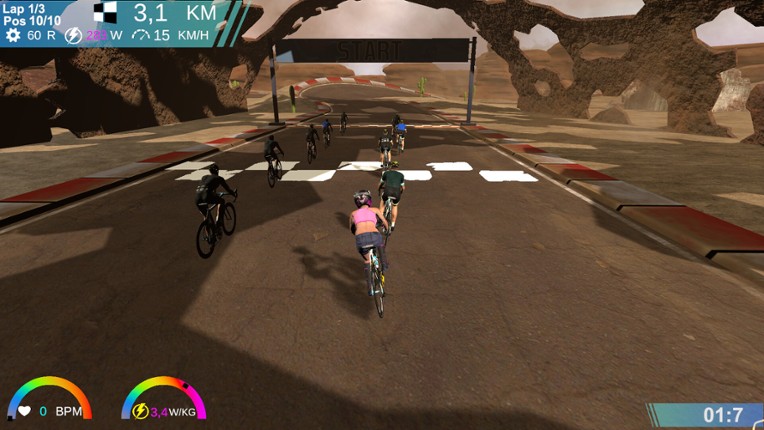 CyclingArcadeRaceSimulator screenshot