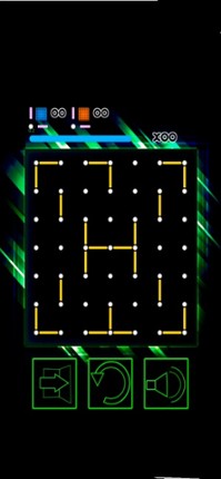 Dots and boxes neon timbiriche screenshot