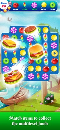 Food Splash : Match 3 game screenshot