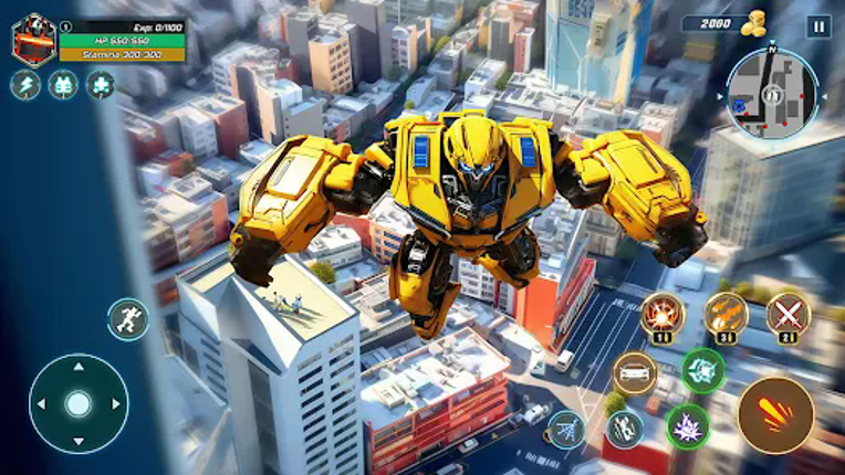 Robot City Car Battle screenshot