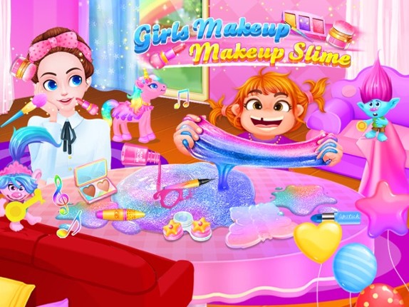 Girls Makeup Salon &amp; Slime Fun screenshot