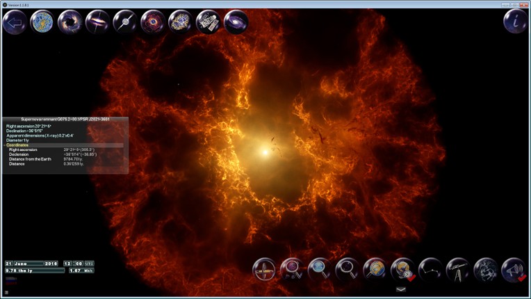 GlobalMap Astro screenshot