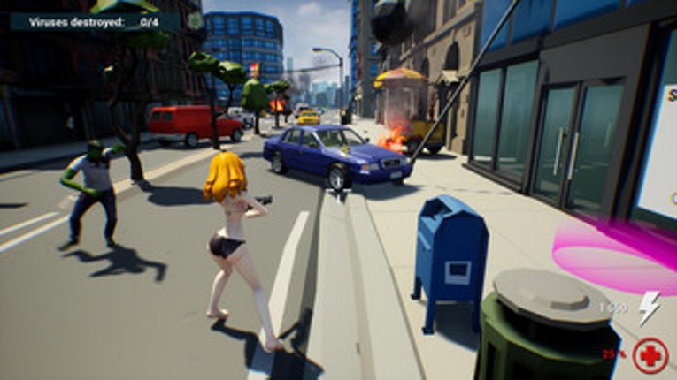 Hentai vs Virus screenshot
