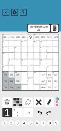Killer Sudoku CTC screenshot