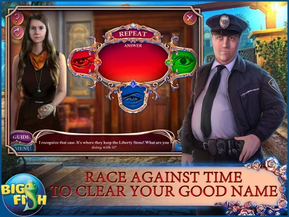 Off the Record: Liberty Stone - A Mystery Hidden Object Game Image