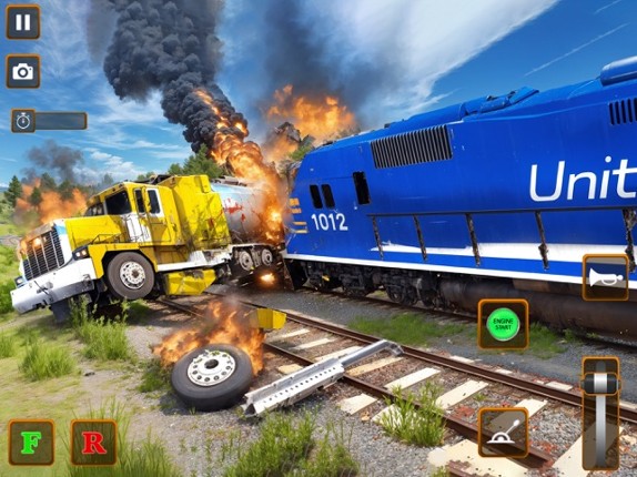 Train Track Rampage Crash screenshot