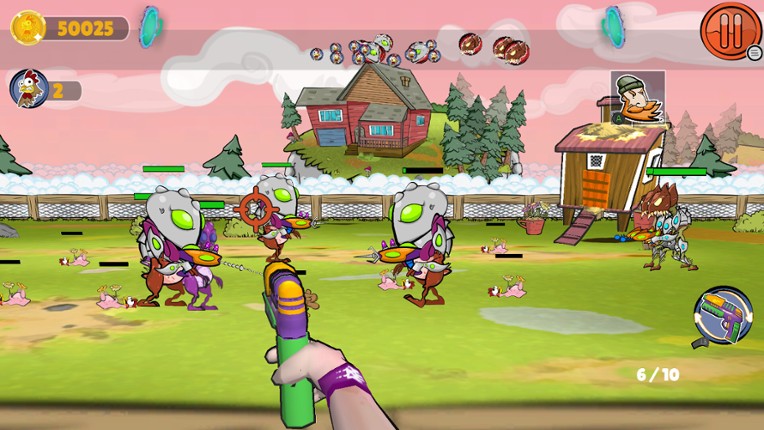 Chicken Coop Invaders screenshot