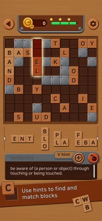 Crossword Block screenshot