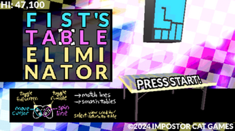 Fist's Table Eliminator (arcade edition) Image