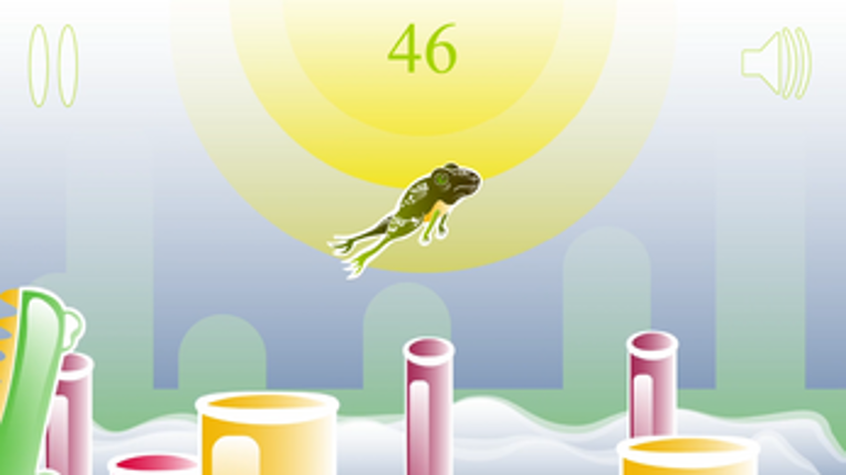 Frog Jumping Image