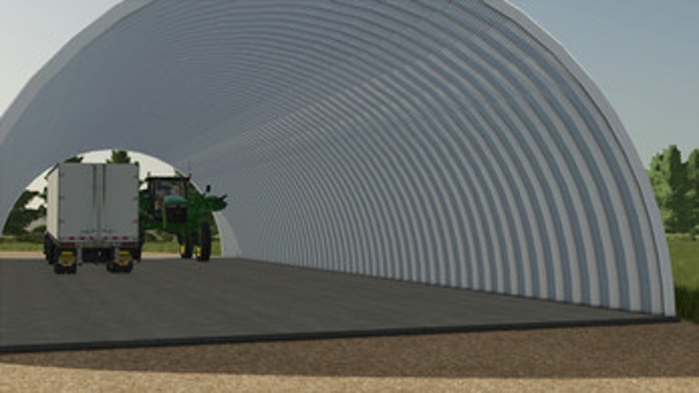 FS25 Open End Quonset Hut screenshot