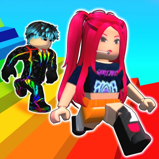 Games like Rainbow Race: Obby Dash
