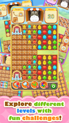 Hamster Life match and home screenshot