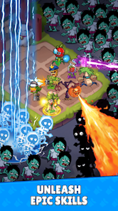 Flower vs zombie: City Defense screenshot