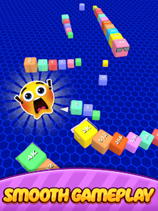 2048 Snake : Number Cube Snake Image