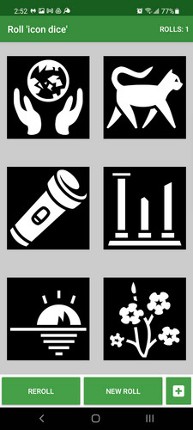 Story Icon Dice: A Set for the Custom Image Dice app Image
