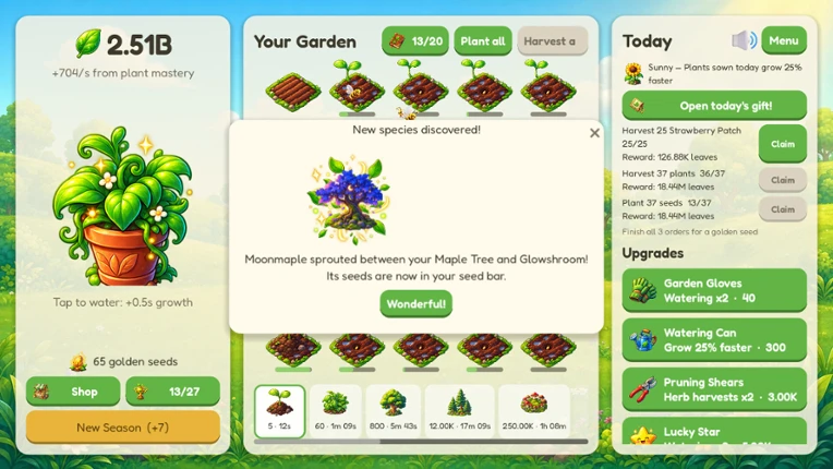 Idle Garden screenshot