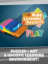 Kids Learning Puzzles: Transport and Vehicle Tiles Image