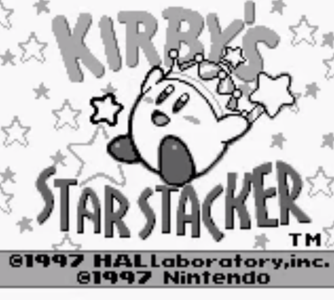 Kirby's Star Stacker screenshot