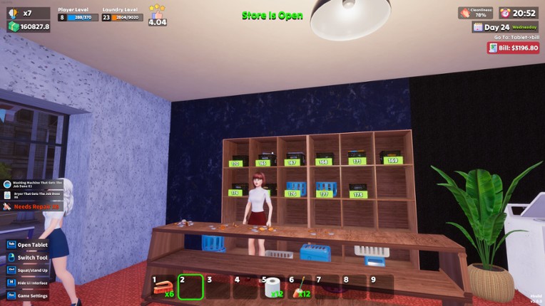 Laundry & Supermarket Simulator screenshot