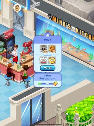 Merge Restaurant - Makeover screenshot