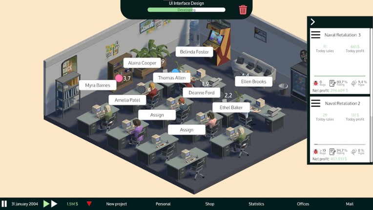Modern Game Tycoon screenshot