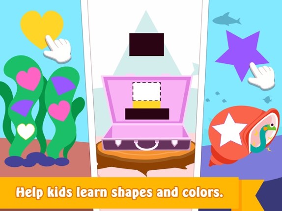 Purple Pink shapes and colors screenshot