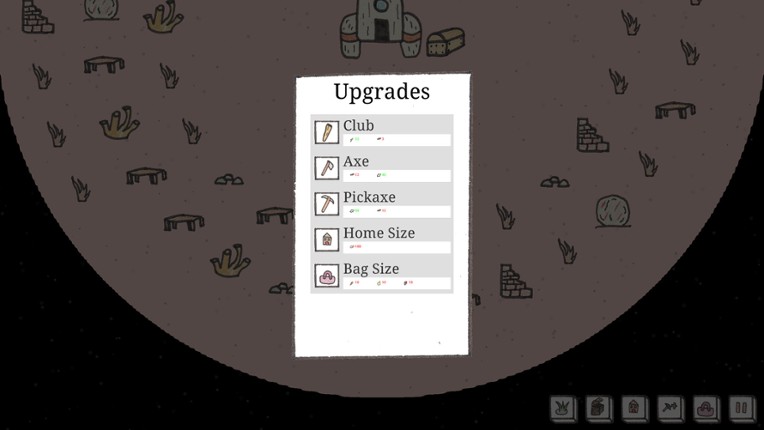 Worldcrusher - a survival clicker game screenshot