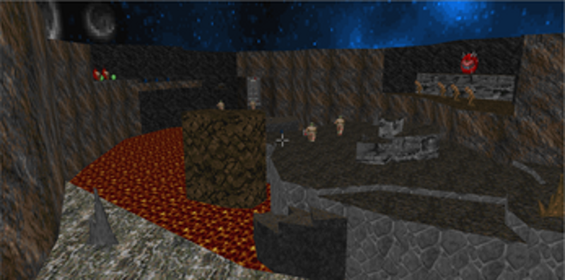 XOSEMI - A Doom II level screenshot