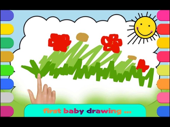 Coloring Finger Painting Games screenshot