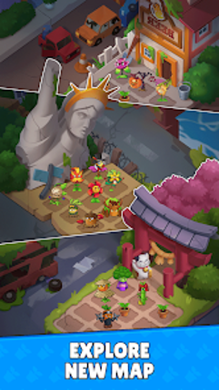Flower vs zombie: City Defense screenshot