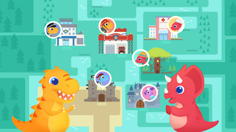 Dinosaur City: Building Games screenshot