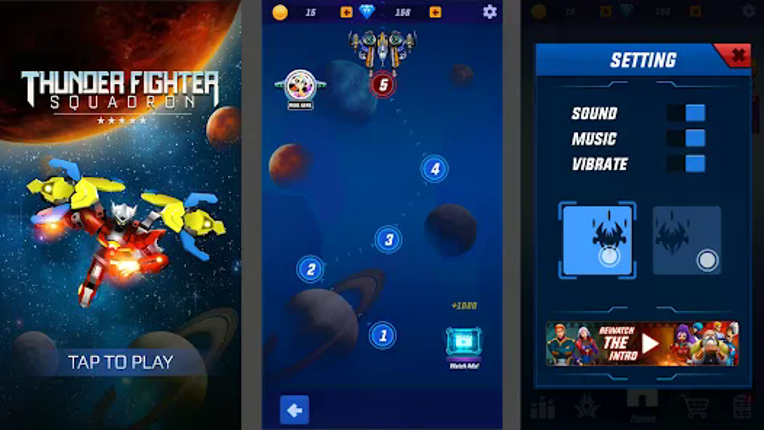 Thunder Fighter Superhero screenshot