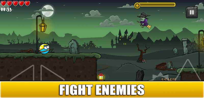 Spike bounce ball: helloween screenshot
