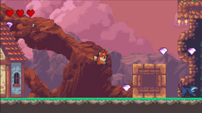 2D FoxJump screenshot
