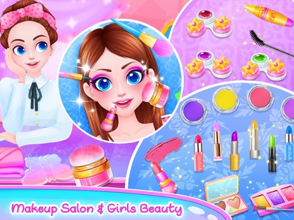 Girls Makeup Salon &amp; Slime Fun screenshot