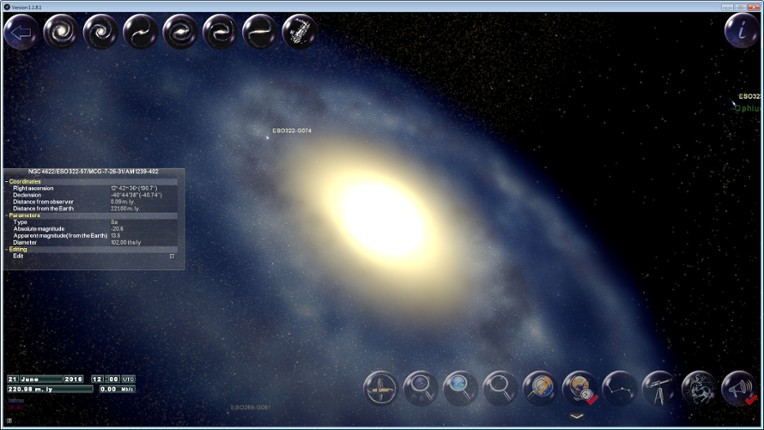 GlobalMap Astro screenshot