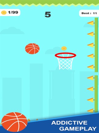 Hip Hop Goal Free- A game of basketball goals Image