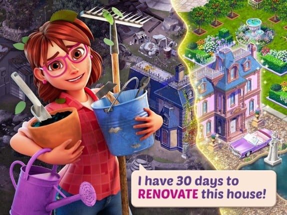 Lily’s Garden: Match & Design screenshot