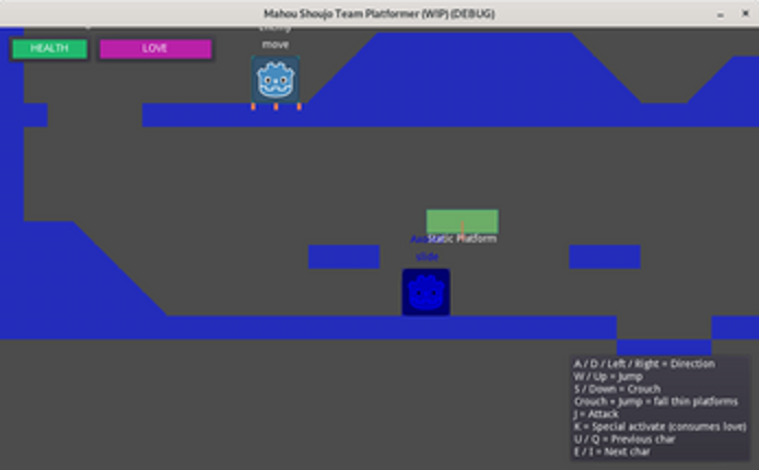 Mahou Shoujo Team Platformer (WIP) Image