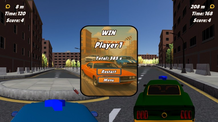 Nitro Car Race - Two Player Xbox & Windows screenshot