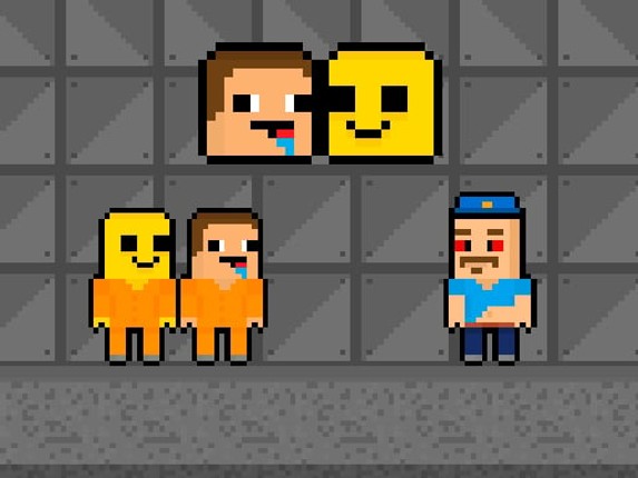 Obby and Noob Barry Prison Game Cover