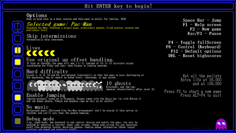 PacMan 5 - A faithful remake screenshot